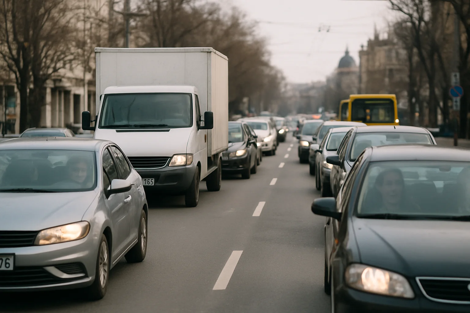 Trafic îngreunat pe principalele artere din Iași în ziua de 22 martie 2026