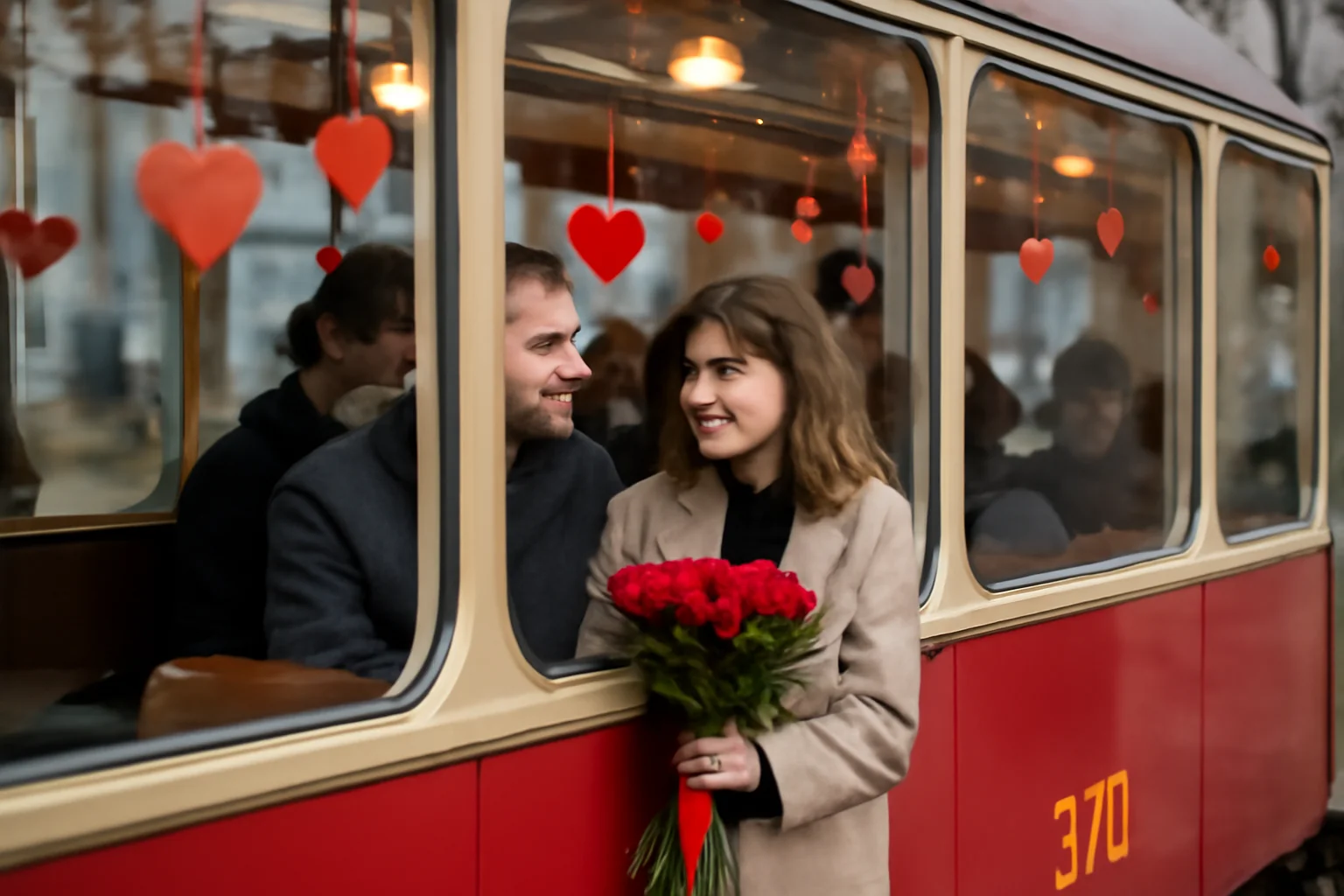 Tramvaiul Iubirii pornește din nou la drum cu plimbări romantice și surprize pentru suflet
