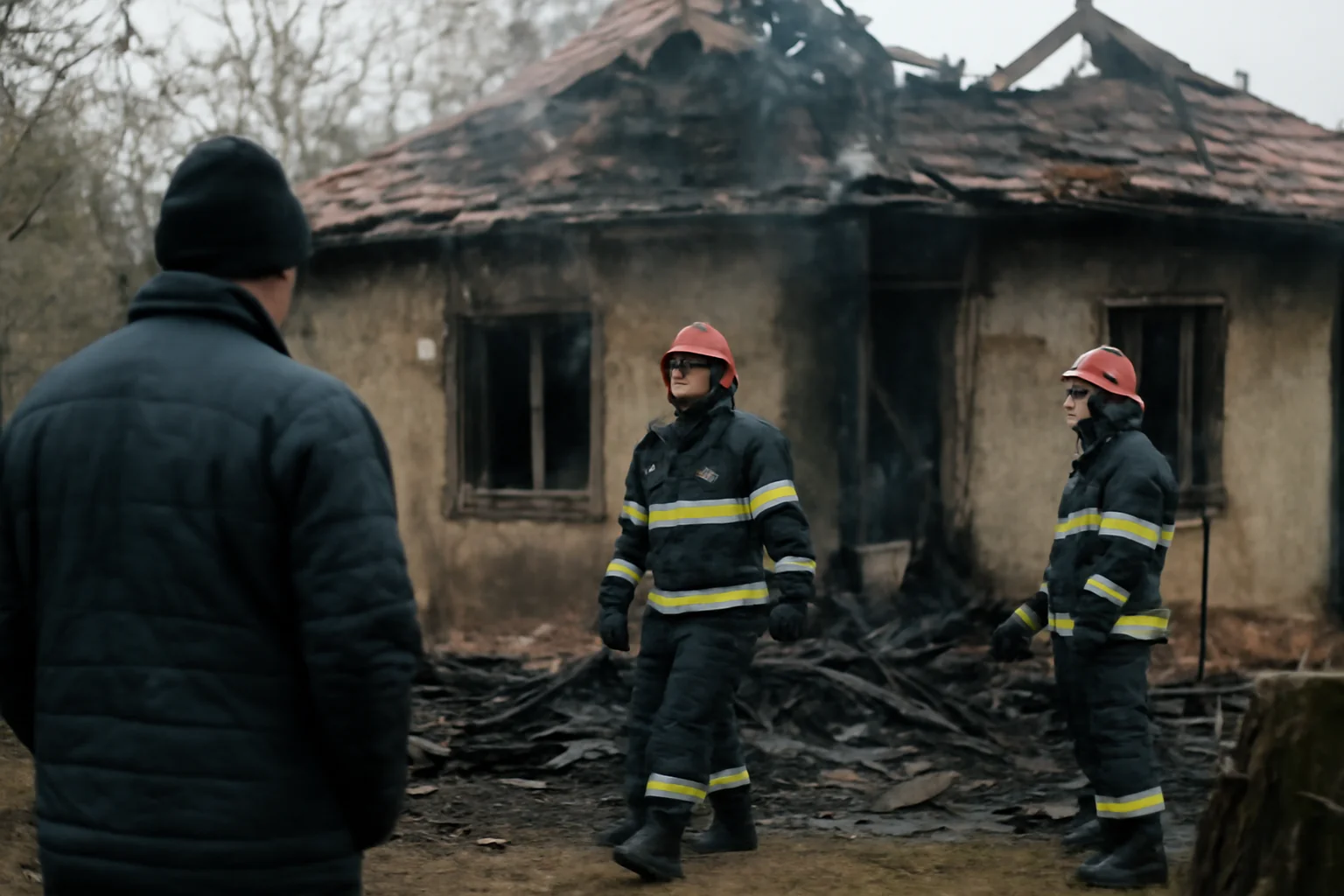 un bărbat a murit în urma flăcărilor
