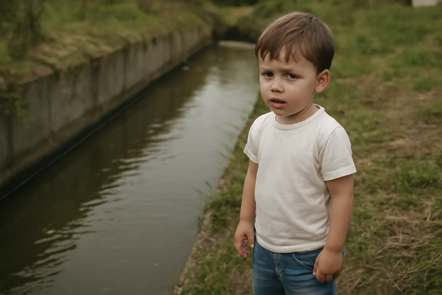 Un copil de 3 ani descoperit mort într-un canal în această după-amiază.