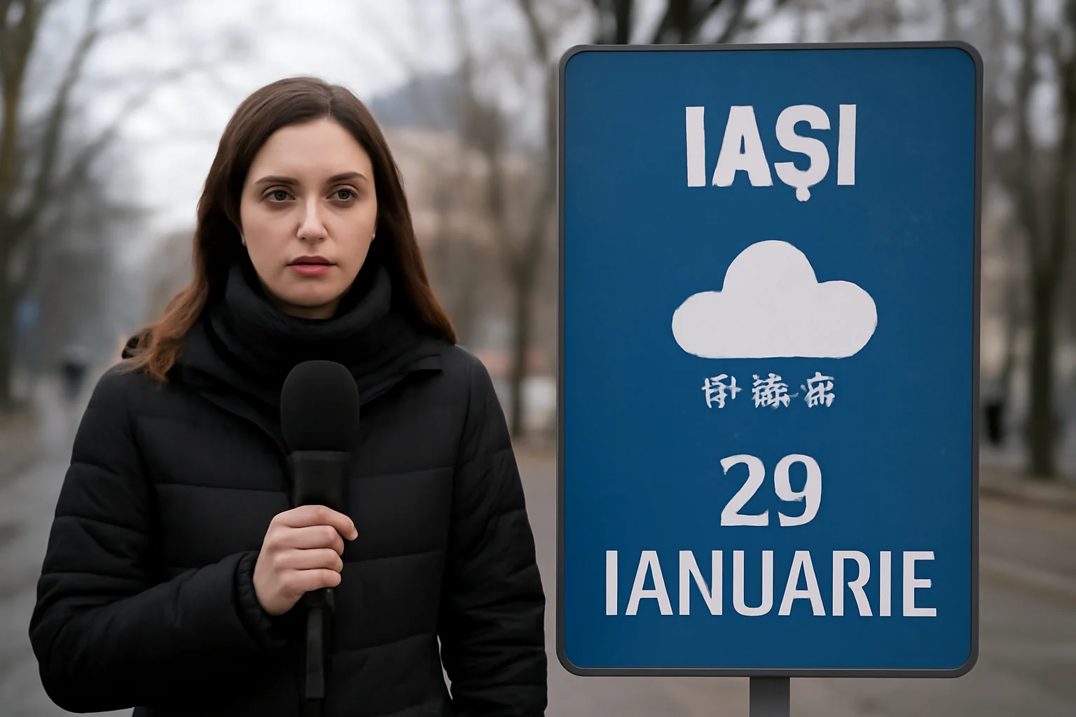 Vreme rece și cer noros la Iași pe 29 ianuarie 2026